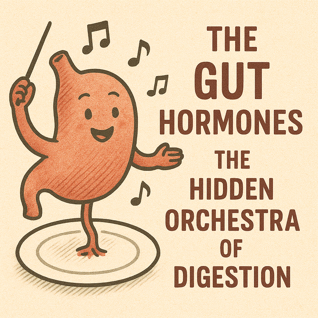 🍽️ The Gut Hormones – The Hidden Orchestra of Digestion