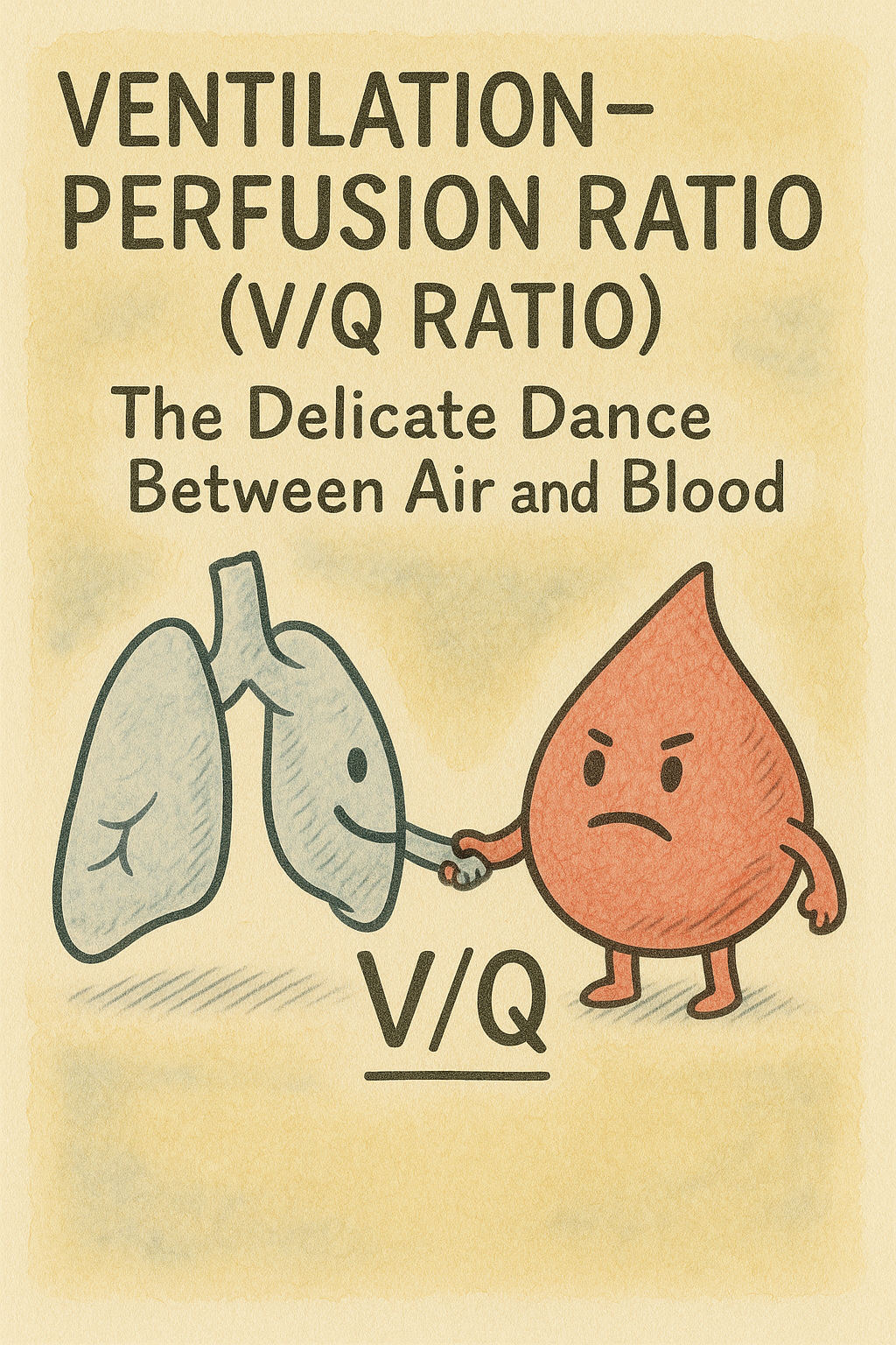 🩸 Ventilation–Perfusion Ratio (V/Q Ratio): The Delicate Dance Between Air and Blood